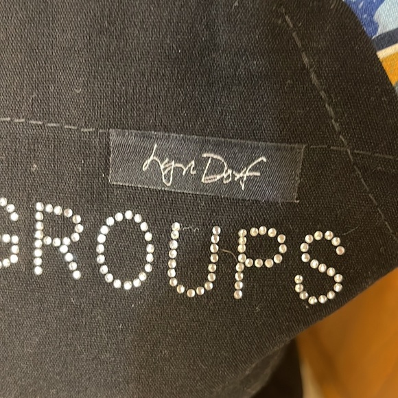 Lyn Dorf 4 Basic Food Groups Black Apron - Picture 3 of 4